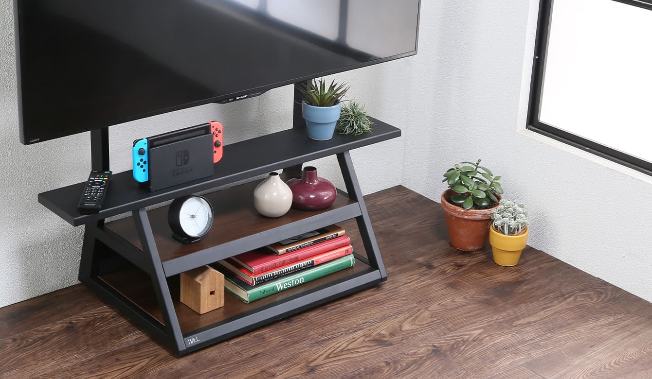テレビスタンドはWALL～ M1 CASTER | EQUALS（イコールズ）